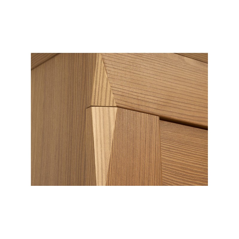 Komoda KOM2D2S Bergen Black Red White