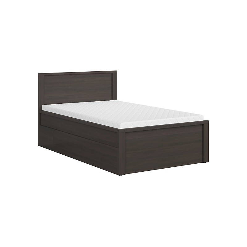 Łóżko 120 Kaspian Black Red White