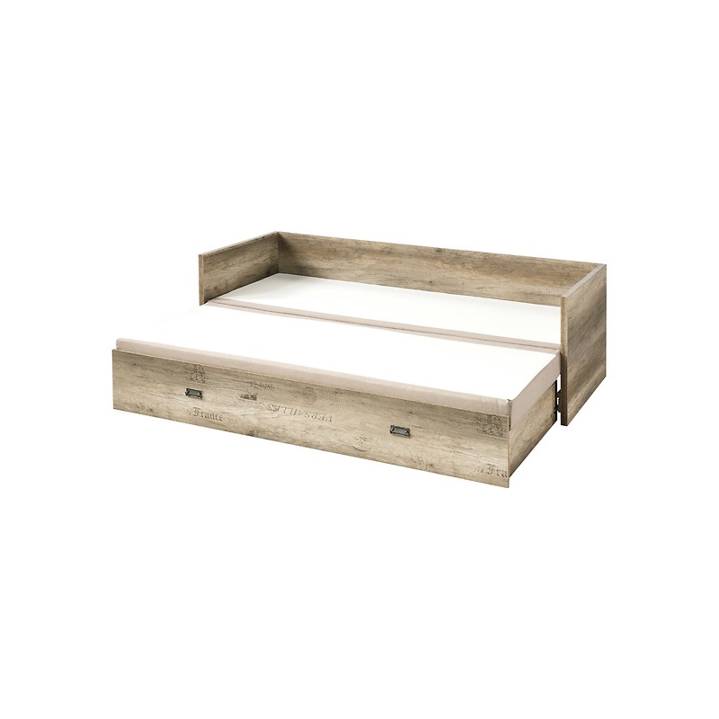 Łóżko 80/160 LOZ/80/160 Malcolm Black Red White