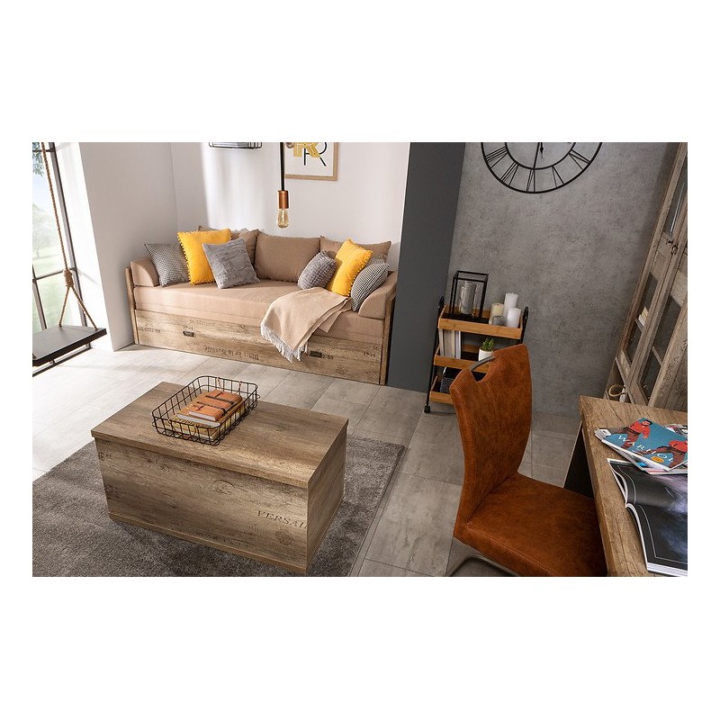 Łóżko 80/160 LOZ/80/160 Malcolm Black Red White