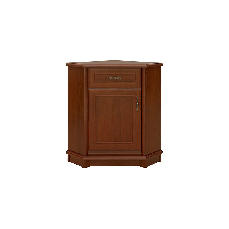 Komoda narożna Kent EKOM1DSN Black Red White