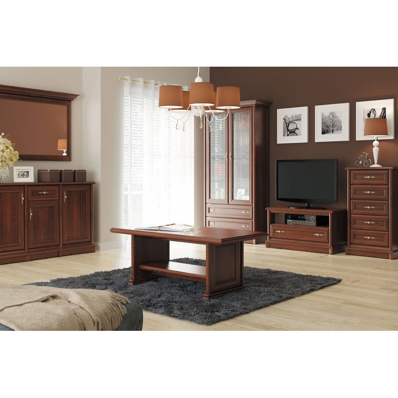 Szafka rtv Kent ERTV100 Black Red White