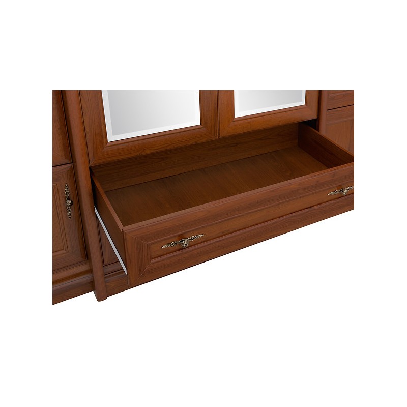 Szafa Kent ESZF4D2S Black Red White