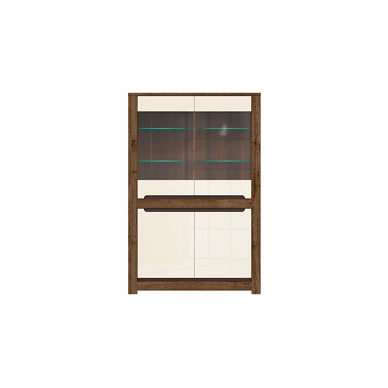 Witryna Ruso REG2W2D Black Red White