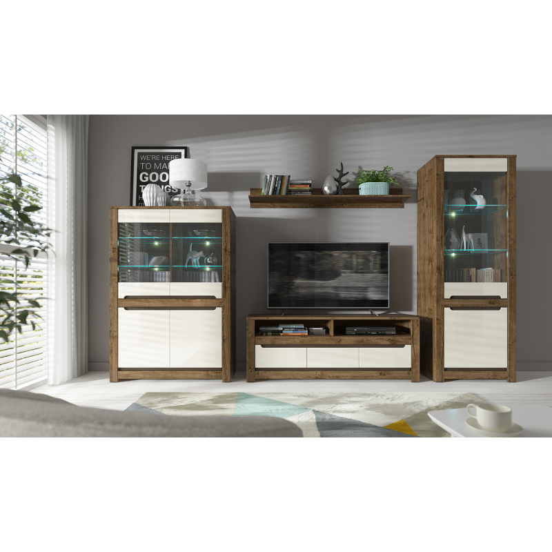 Regał Ruso REG1D Black Red White