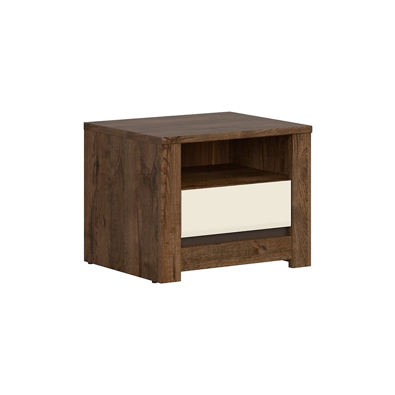 Szafka nocna Ruso KOM1S Black Red White