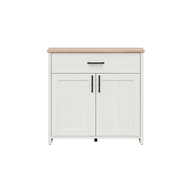 Komoda Loksa KOM2D1S Black Red White