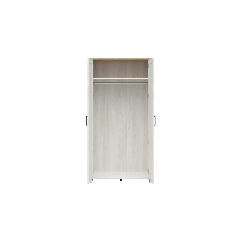 Szafa Loksa SZF2D Black Red White