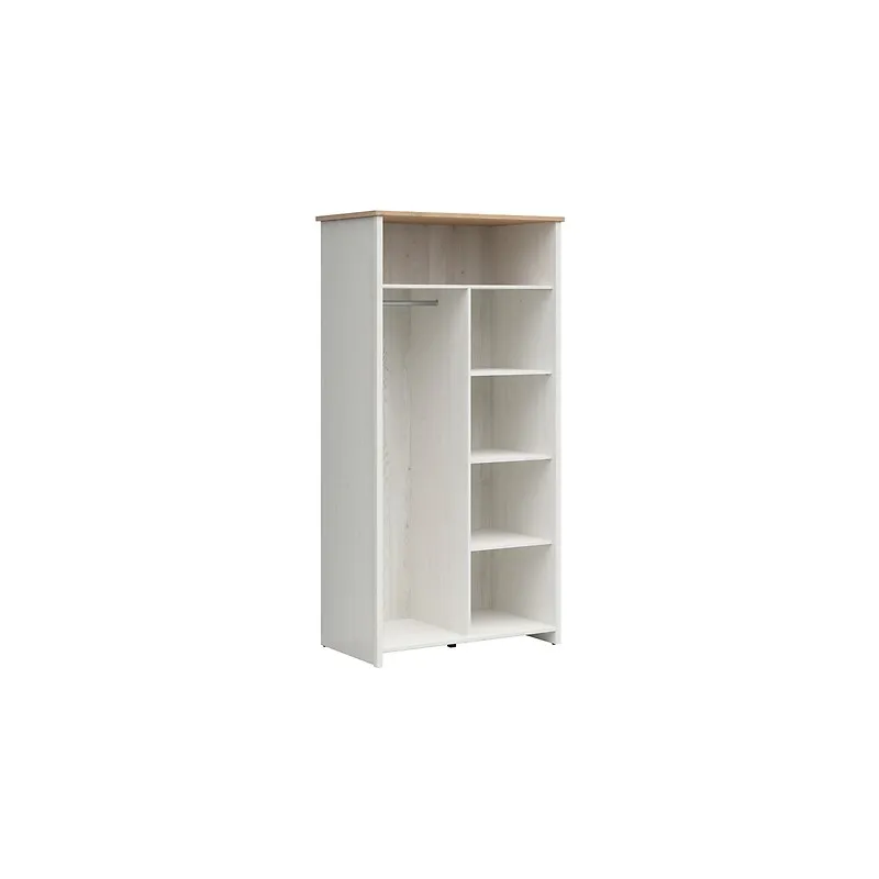 Szafa Loksa SZF2D Black Red White