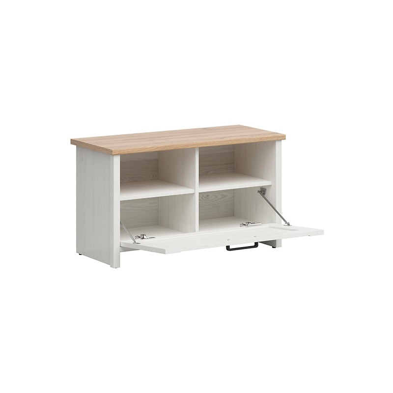 Szafka na buty Loksa SFK1D Black Red White