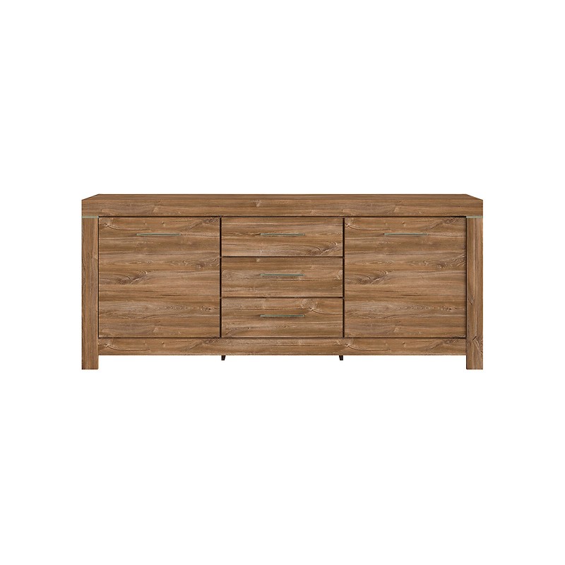 Komoda Gent 2D3S Black Red White