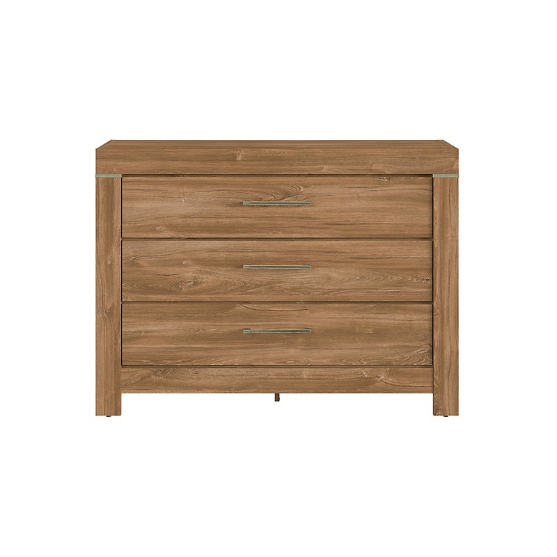 Komoda Gent 3S Black Red White