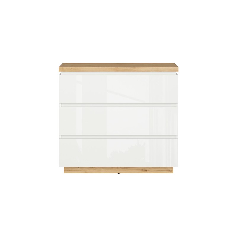 Komoda Erla KOM3S Black Red White