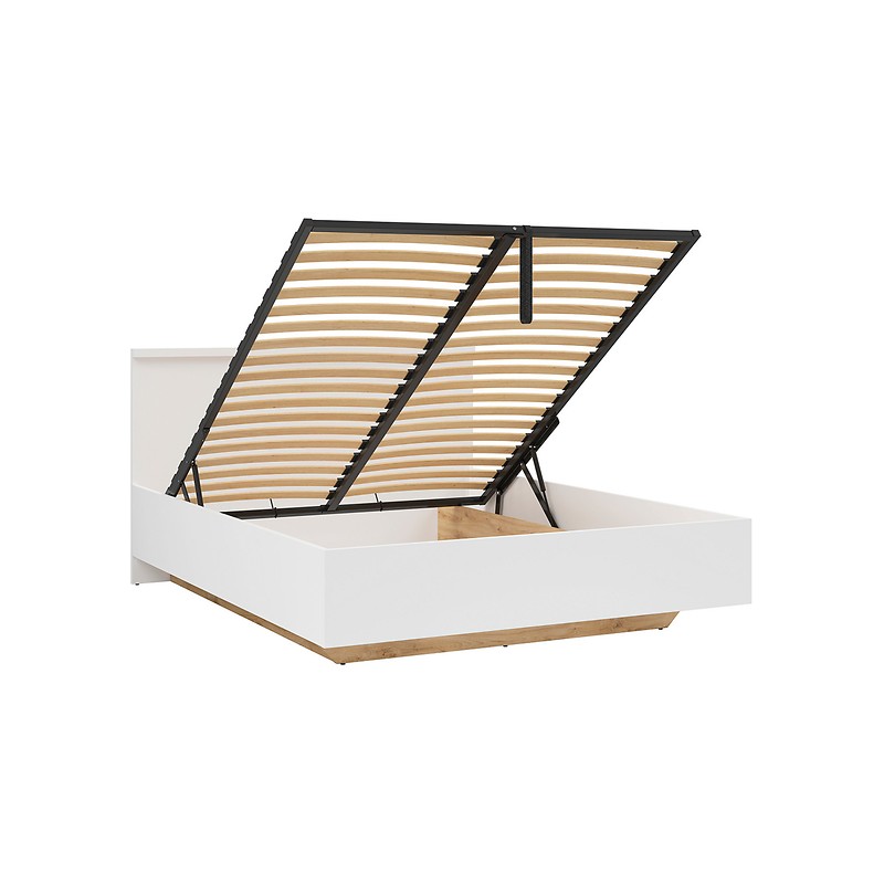 Łóżko Erla LOZ/160 Black Red White