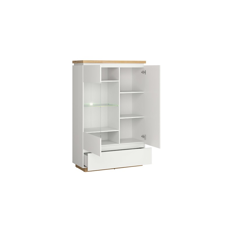 Witryna Erla REG1D1W1S Black Red White