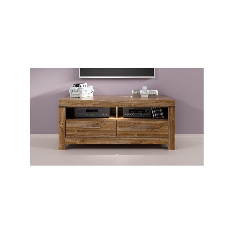 Szafka RTV 2S Gent Black Red White