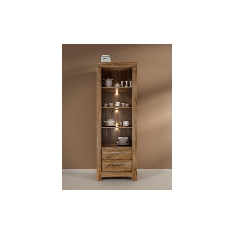 Regał 2S Gent Black Red White