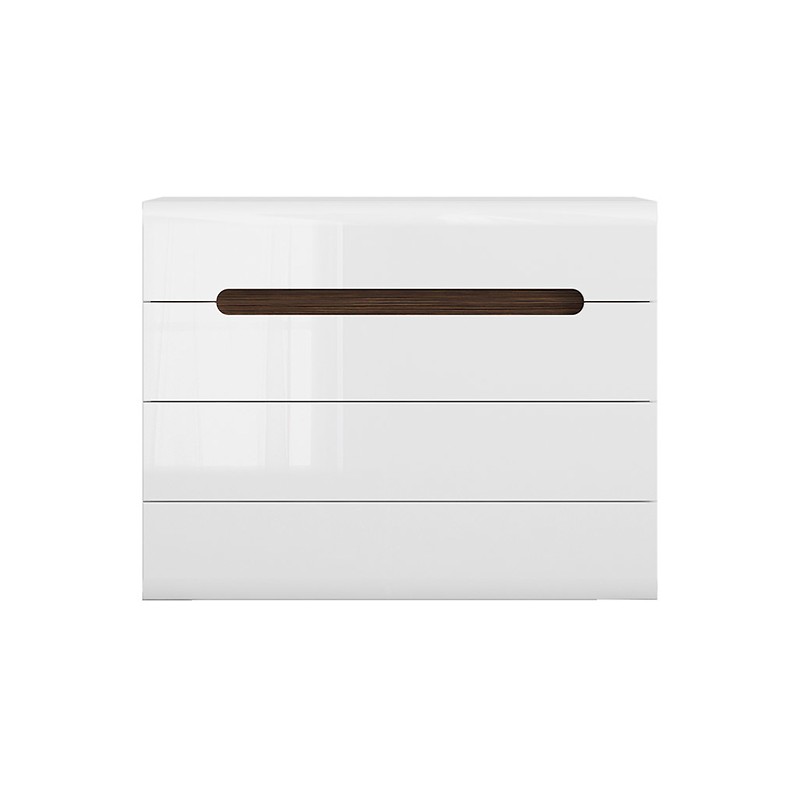 Komoda Azteca Trio 4S Black Red White