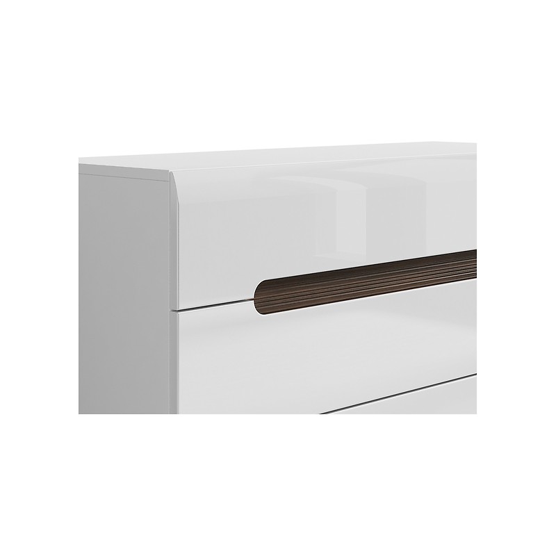 Komoda Azteca Trio 4S Black Red White