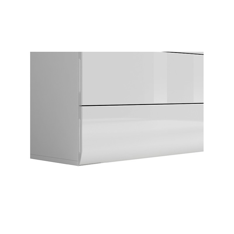 Komoda Azteca Trio 4S Black Red White