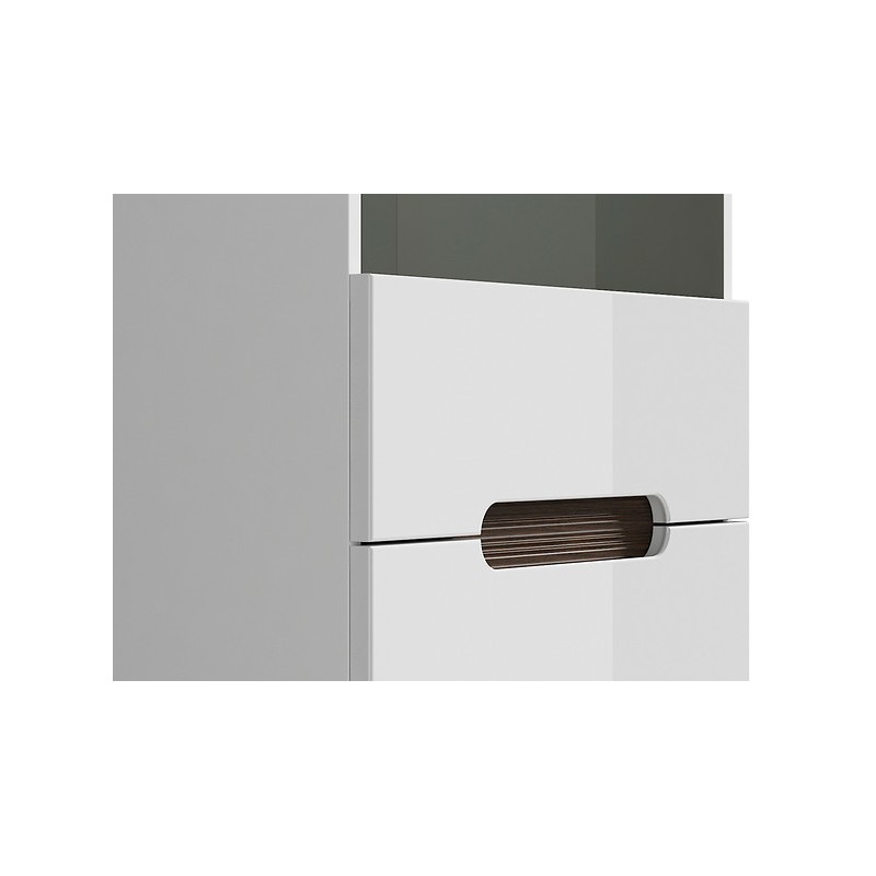 Witryna Azteca Trio 1W1D Black Red White