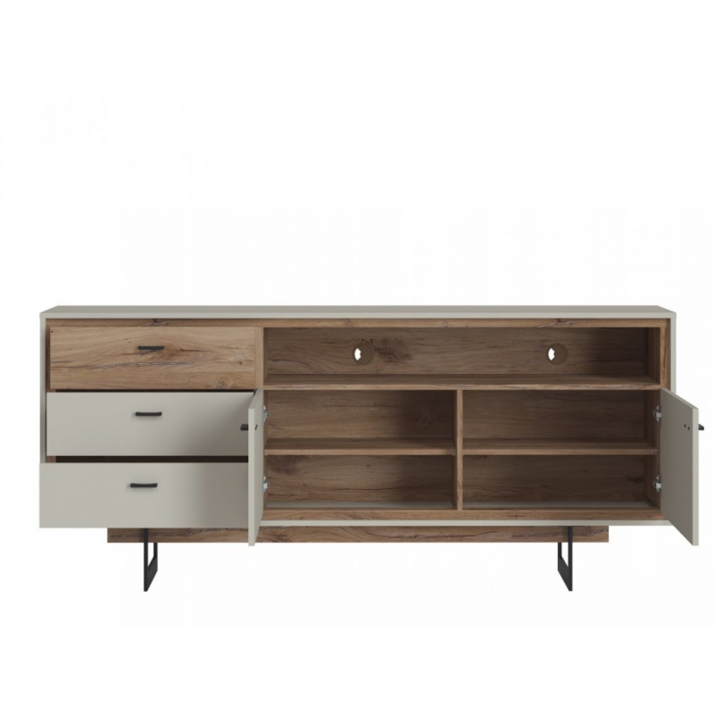 Komoda RTV Rivero RIVK01 2D3S Meble Wójcik