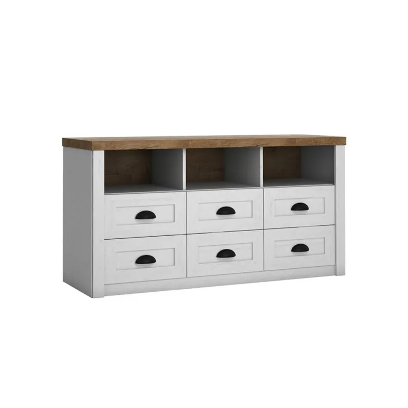 Komoda Prowansja K6S Gała Meble sosna andersen