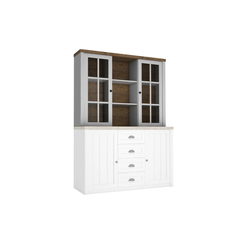 Nadstawka komody Prowansja W2D Gała Meble sosna andersen