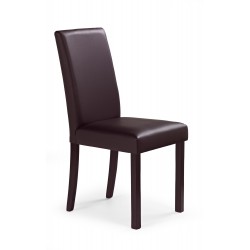 NIKKO krzesło wenge/ciemny brąz (1p 2szt)