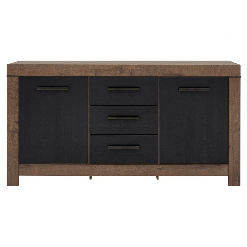 Komoda Balin Meble Black Red White dąb monastery/dąb czarny