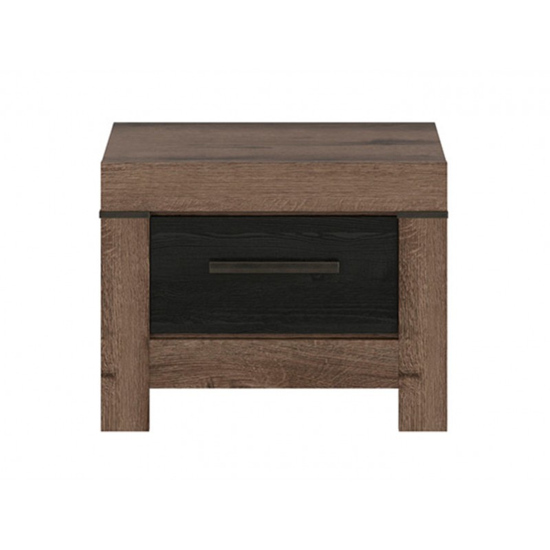 Szafka nocna Balin Meble Black Red White dąb monastery/dąb