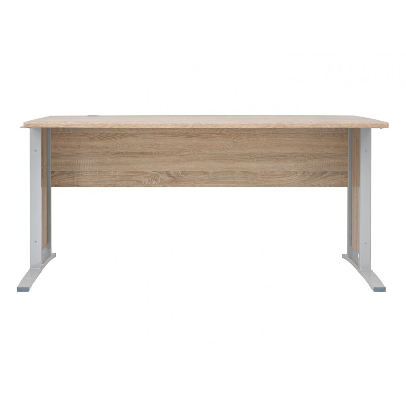 Biurko 150 Brw Office Meble Black Red White dąb sonoma