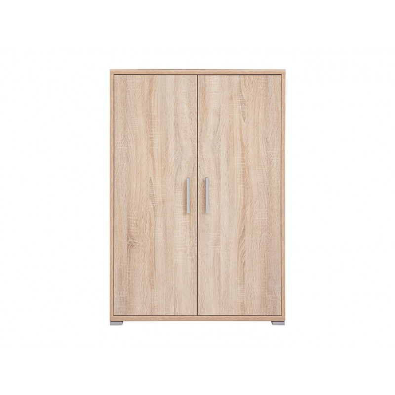 Szafka Brw Office Meble Black Red White dąb sonoma