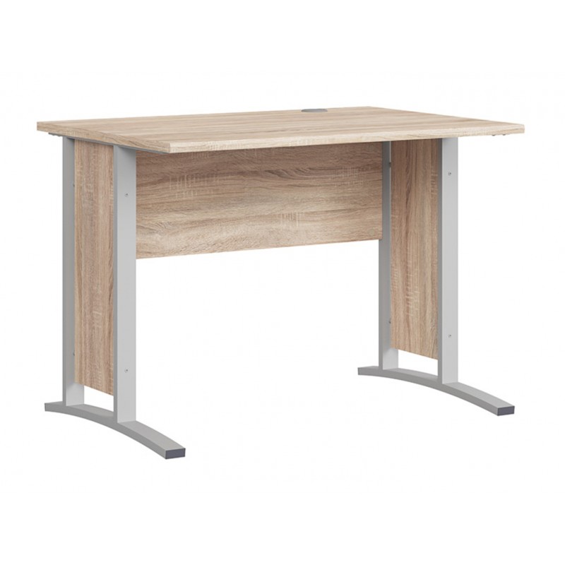 Biurko 100 Brw Office Meble Black Red White dąb sonoma