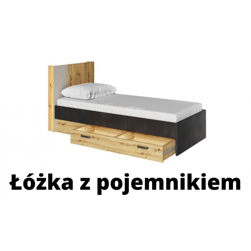 Łóżka z pojemnikiem