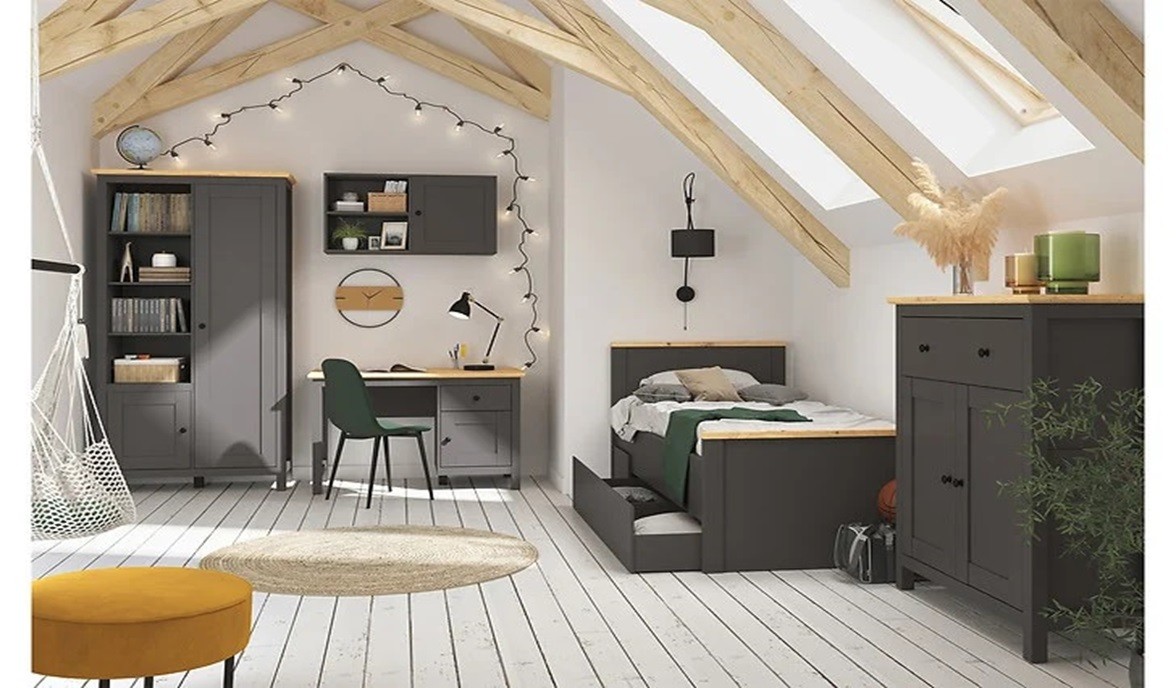 Meble młodzieżowe Black Red White