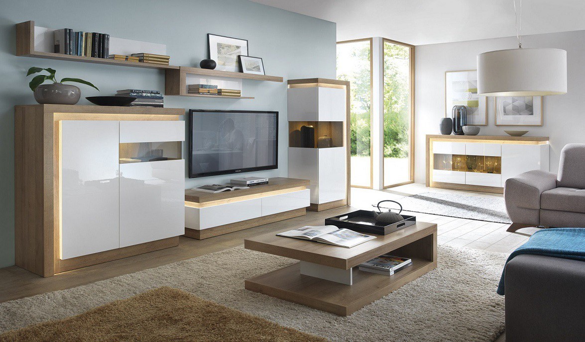 Salon z meblami z kolekcji Lyon Meble Wójcik