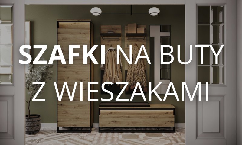 Szafka na buty z wieszakami – Idealne rozwiązanie do każdego przedpokoju!
