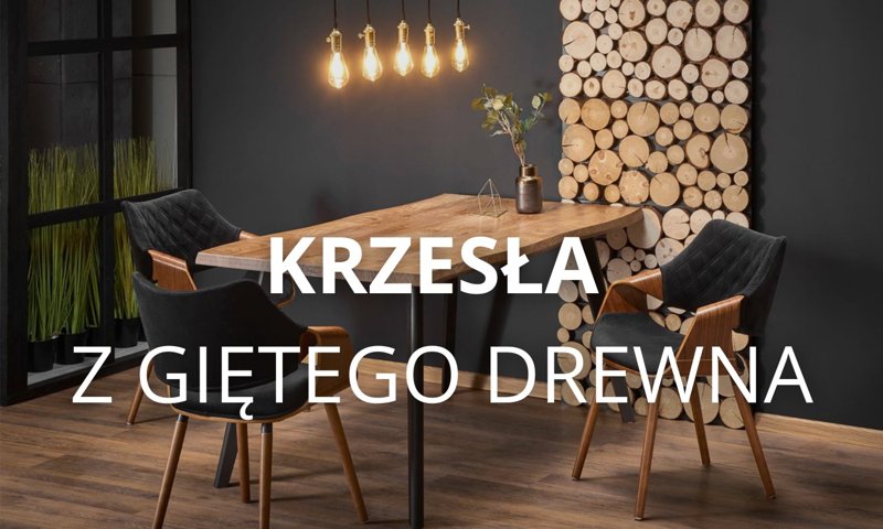Krzesło z drewna giętego - niezwykły akcent wnętrza