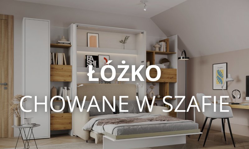 Łóżko chowane w szafie - idealne rozwiązanie do małego wnętrza