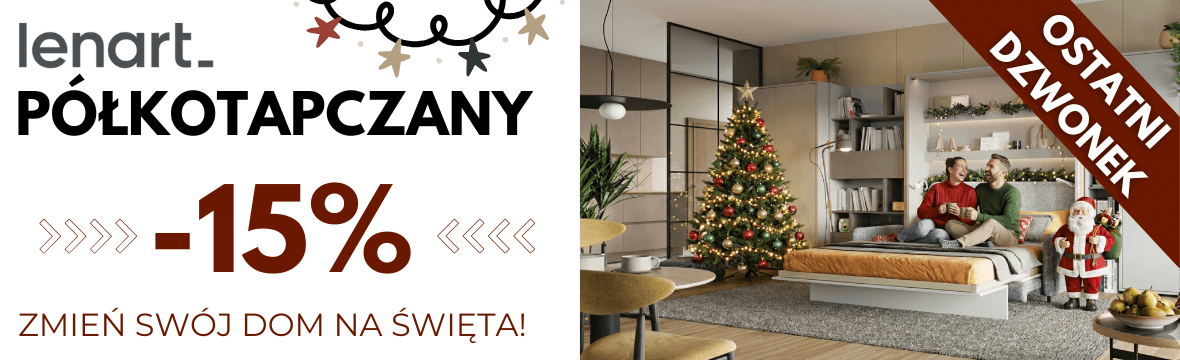 Półkotapczany z sofą